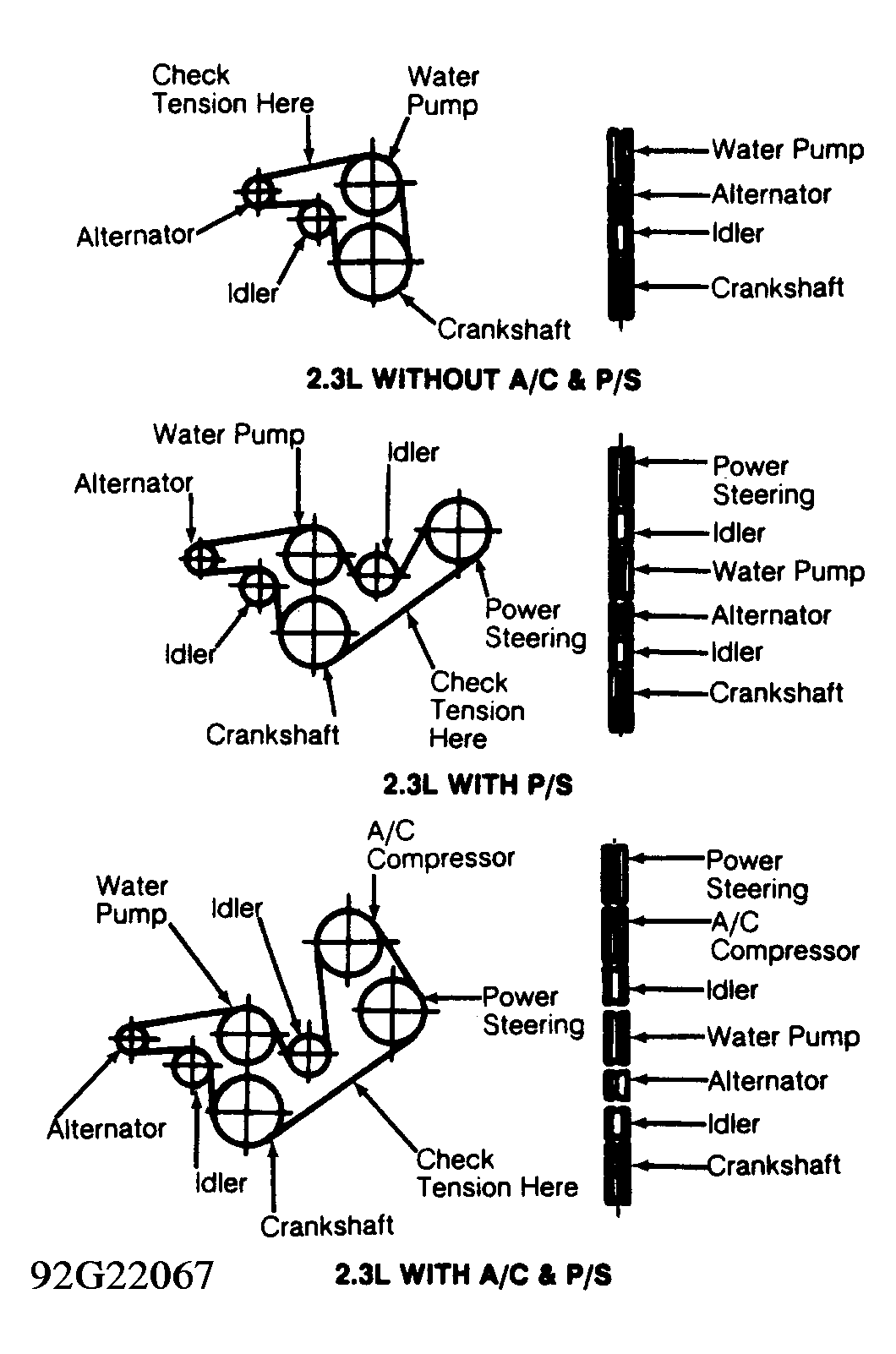 96 Ford Ranger Belt Diagram