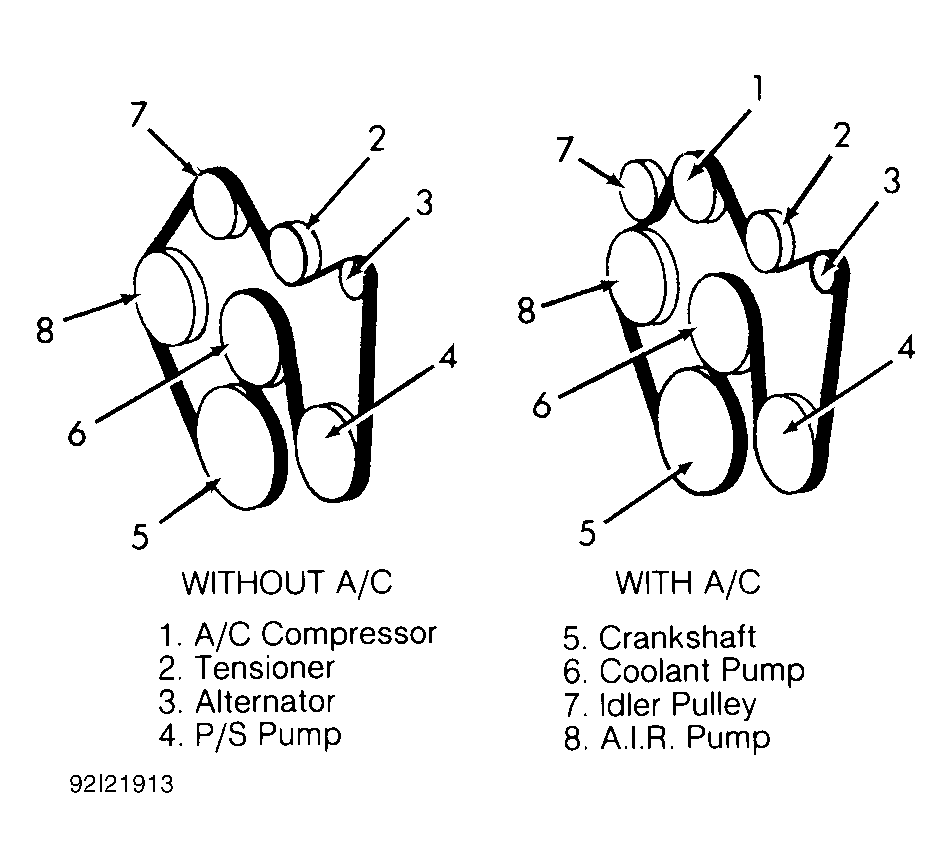 [DIAGRAM] 1987 Chevrolet S10 Serpentine Belt Diagram FULL Version HD