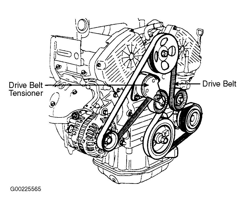 2007 kia sorento serpentine belt diagram