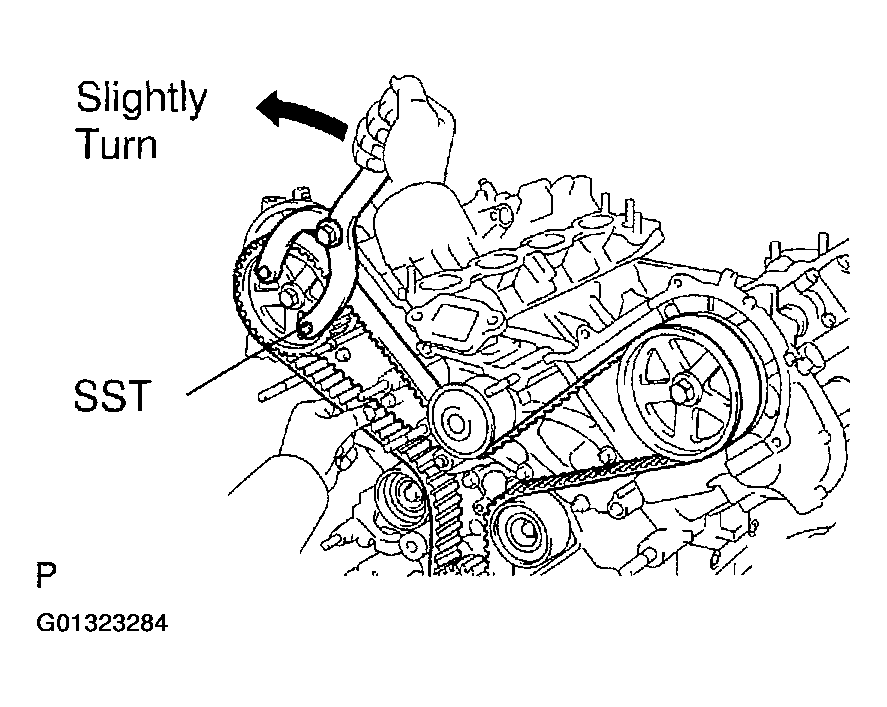 2003 Lexus GX 470 Serpentine Belt Routing and Timing Belt Diagrams