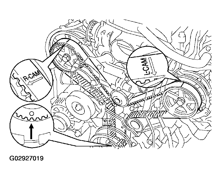 2004 Toyota Sequoia Serpentine Belt Routing and Timing Belt Diagrams