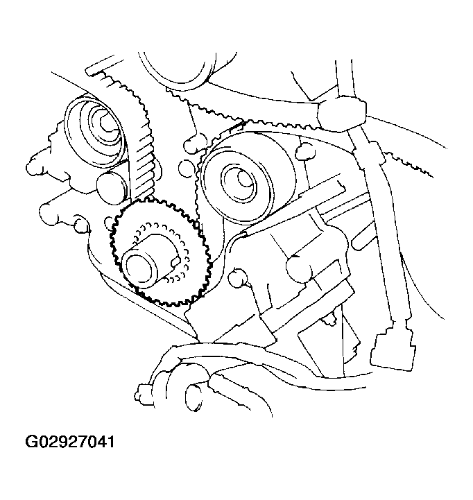 2004 Toyota Sequoia Serpentine Belt Routing and Timing Belt Diagrams