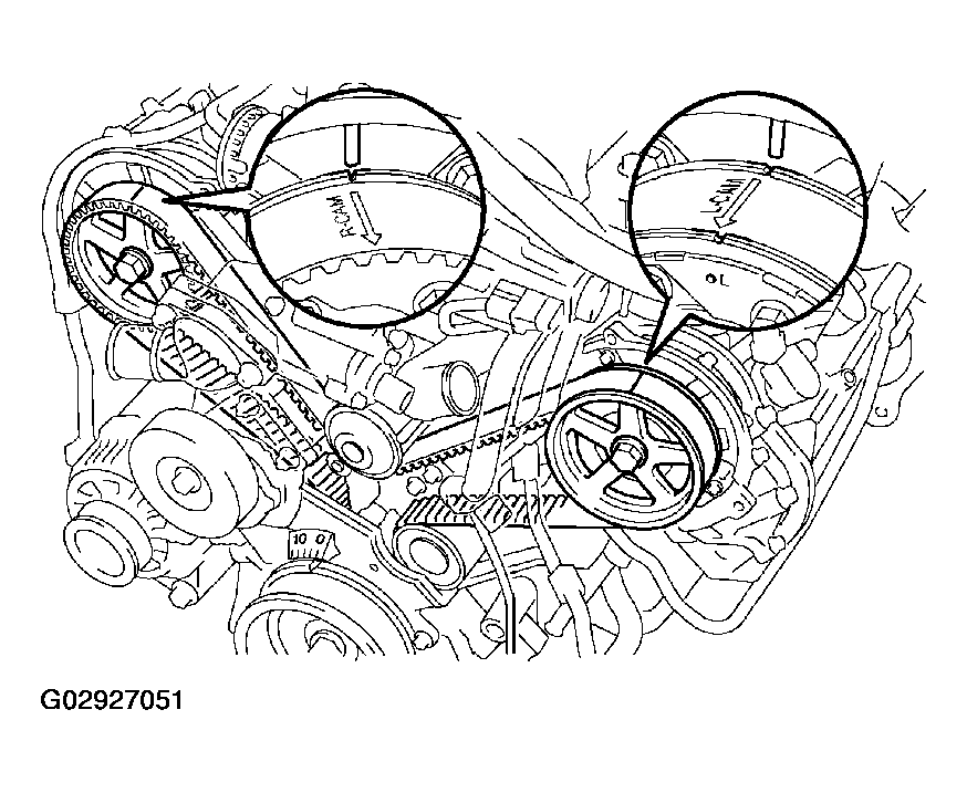 2004 Toyota Sequoia Serpentine Belt Routing and Timing Belt Diagrams
