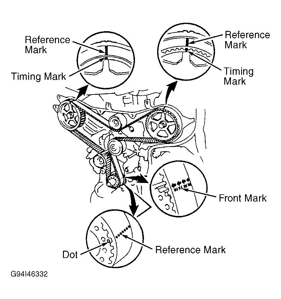 2002 Toyota Highlander Serpentine Belt Routing and Timing Belt Diagrams