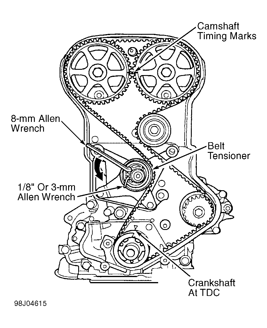 1996 Dodge Avenger Serpentine Belt Routing And Timing Belt