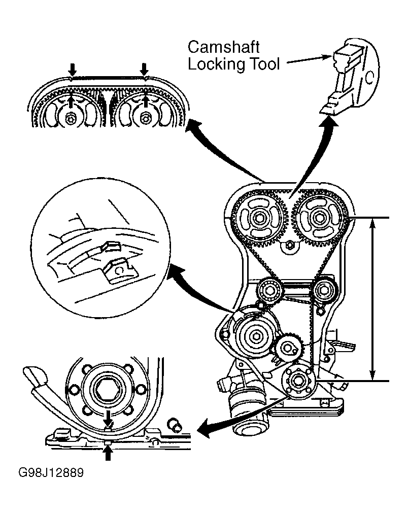 2001 Isuzu Rodeo Serpentine Belt Routing and Timing Belt Diagrams